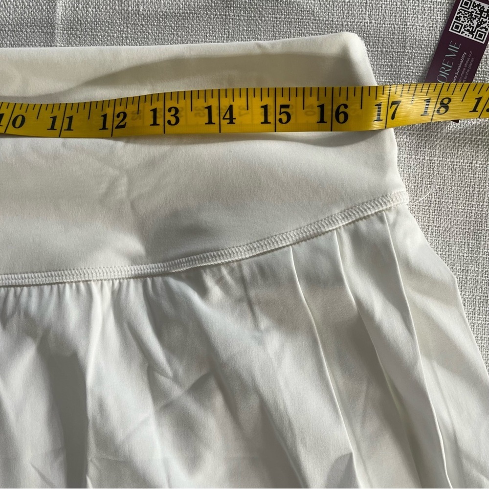 Adore Me Women's White Pleated Tennis Golf Athletic Skort Size XL NWT - Picture 8 of 10